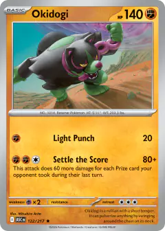 Okidogi Rare card from Ascended Heroes
