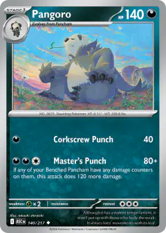 Pangoro Uncommon card from Ascended Heroes