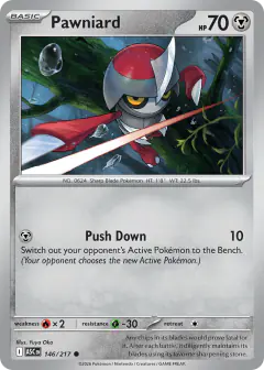 Pawniard Common card from Ascended Heroes