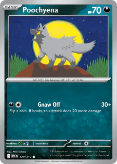 Poochyena Common card from Ascended Heroes