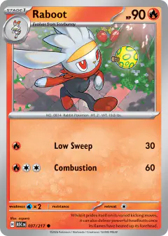Raboot Common card from Ascended Heroes