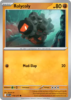 Rolycoly Common card from Ascended Heroes