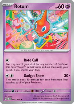 Rotom Common card from Ascended Heroes