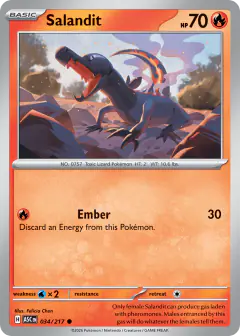 Salandit Common card from Ascended Heroes