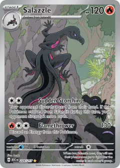 Salazzle Illustration Rare card from Ascended Heroes