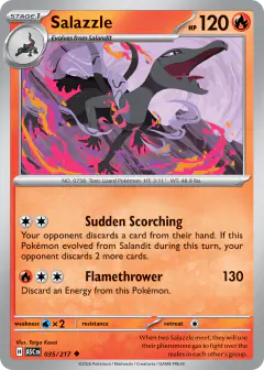 Salazzle Uncommon card from Ascended Heroes