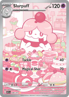 Slurpuff Illustration Rare card from Ascended Heroes