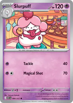 Slurpuff Uncommon card from Ascended Heroes