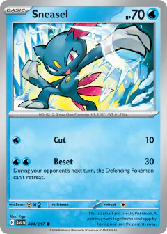 Sneasel Common card from Ascended Heroes