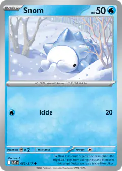 Snom Common card from Ascended Heroes