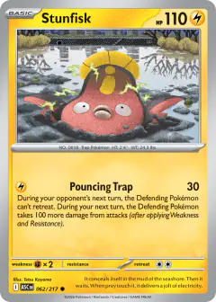 Stunfisk Common card from Ascended Heroes