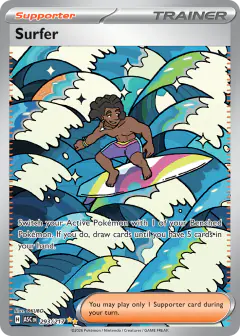 Surfer Special Illustration Rare card from Ascended Heroes