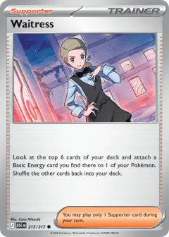 Waitress Common card from Ascended Heroes