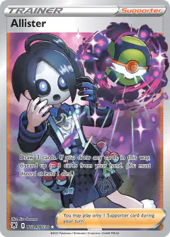 Allister Rare Ultra card from Astral Radiance