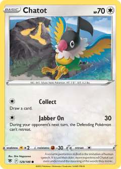 Chatot Common card from Astral Radiance