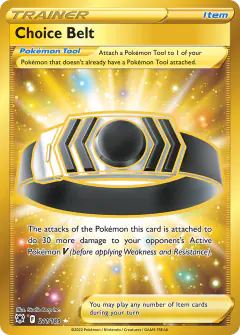 Choice Belt Rare Secret card from Astral Radiance