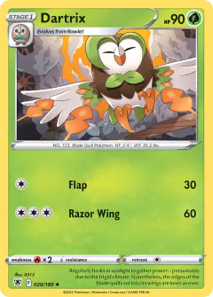 Dartrix Uncommon card from Astral Radiance