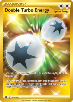 Double Turbo Energy Rare Secret card from Astral Radiance