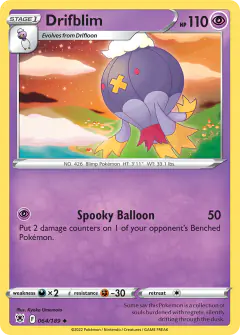 Drifblim Uncommon card from Astral Radiance
