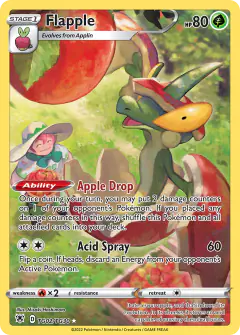 Flapple Trainer Gallery Rare Holo card from Astral Radiance