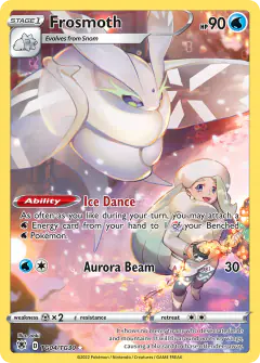 Frosmoth Trainer Gallery Rare Holo card from Astral Radiance