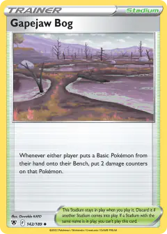 Gapejaw Bog Uncommon card from Astral Radiance