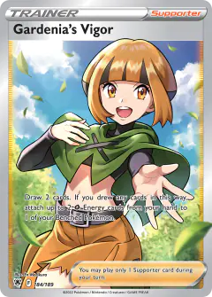 Gardenia's Vigor Rare Ultra card from Astral Radiance