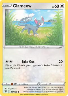 Glameow Common card from Astral Radiance