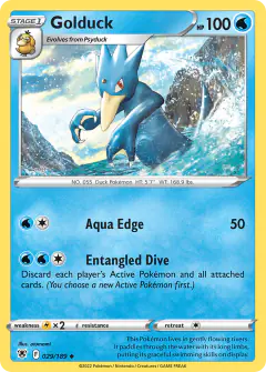 Golduck Uncommon card from Astral Radiance