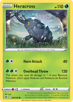 Heracross Common card from Astral Radiance