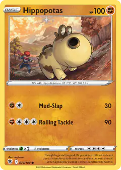 Hippopotas Common card from Astral Radiance
