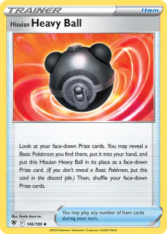 Hisuian Heavy Ball Uncommon card from Astral Radiance