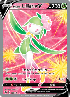 Hisuian Lilligant V Rare Ultra card from Astral Radiance