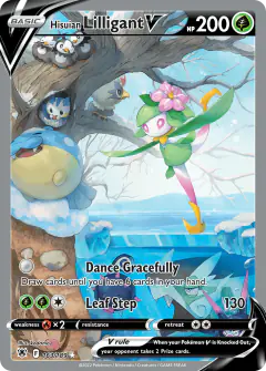 Hisuian Lilligant V Rare Ultra card from Astral Radiance