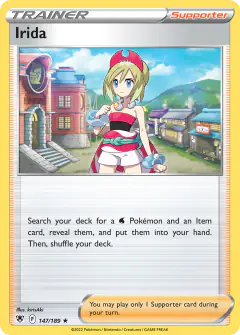 Irida Rare Holo card from Astral Radiance