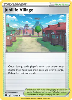 Jubilife Village Uncommon card from Astral Radiance