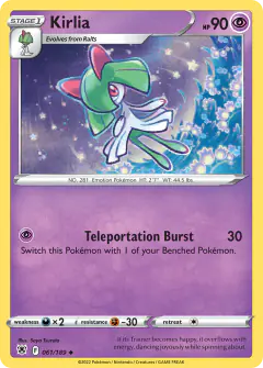 Kirlia Uncommon card from Astral Radiance