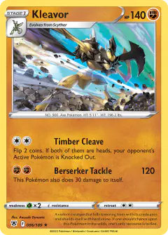 Kleavor Rare Holo card from Astral Radiance