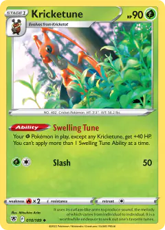 Kricketune Uncommon card from Astral Radiance