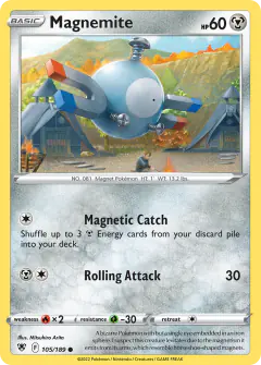 Magnemite Common card from Astral Radiance