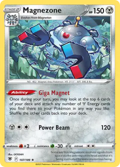 Magnezone Rare Holo card from Astral Radiance