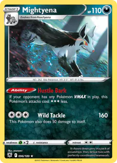 Mightyena Rare card from Astral Radiance