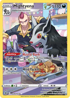 Mightyena Trainer Gallery Rare Holo card from Astral Radiance