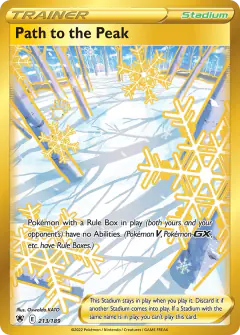 Path to the Peak Rare Secret card from Astral Radiance