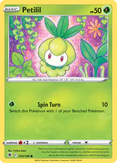Petilil Common card from Astral Radiance