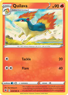 Quilava Uncommon card from Astral Radiance