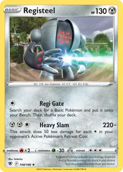 Registeel Rare card from Astral Radiance