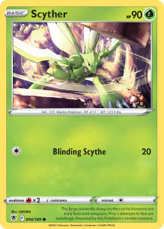 Scyther Common card from Astral Radiance