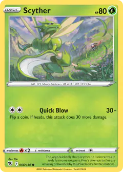Scyther Common card from Astral Radiance