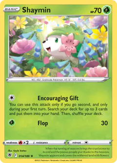 Shaymin Rare card from Astral Radiance
